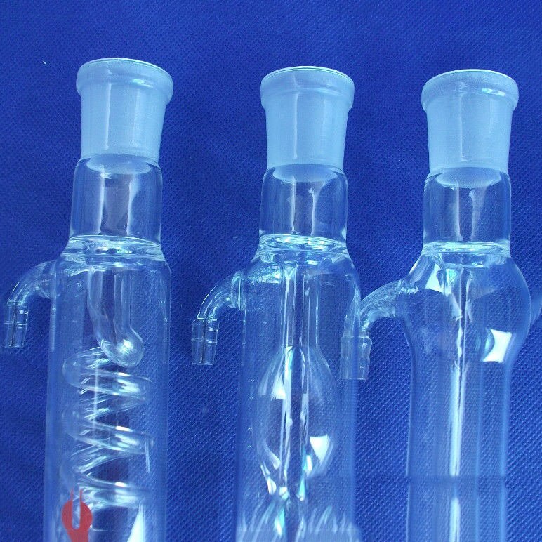 Laboratory Borosilicate Glass 300mm 24 29 Condenser Pipe With Straight Shape Inner Tube 4