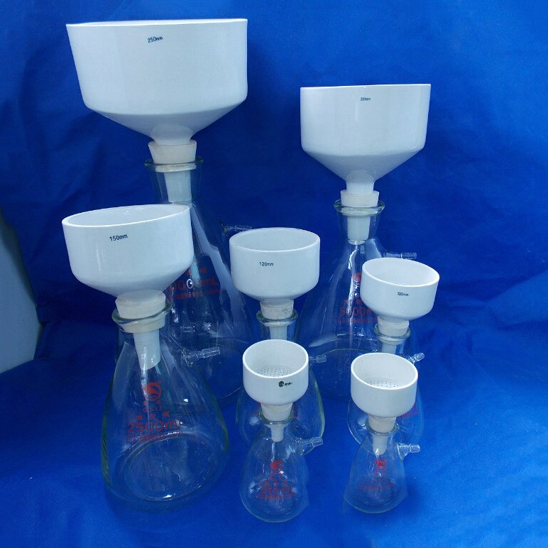Laboratory Filtration Buchner Funnel Kit 1000ml Suction Flask 120mm Buchner Funnel 2