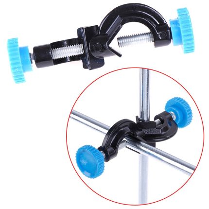 New Lab Stands Double Top Wire Clamps Holder Metal Grip Supports Right Angle Clip School Accesseries 1