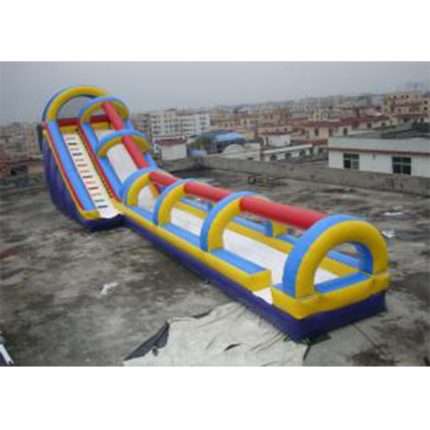 PVC Mesh Cloth Giant Inflatable Slide Long Slide Inflatable Land Slide For Kids Outdoor Playing