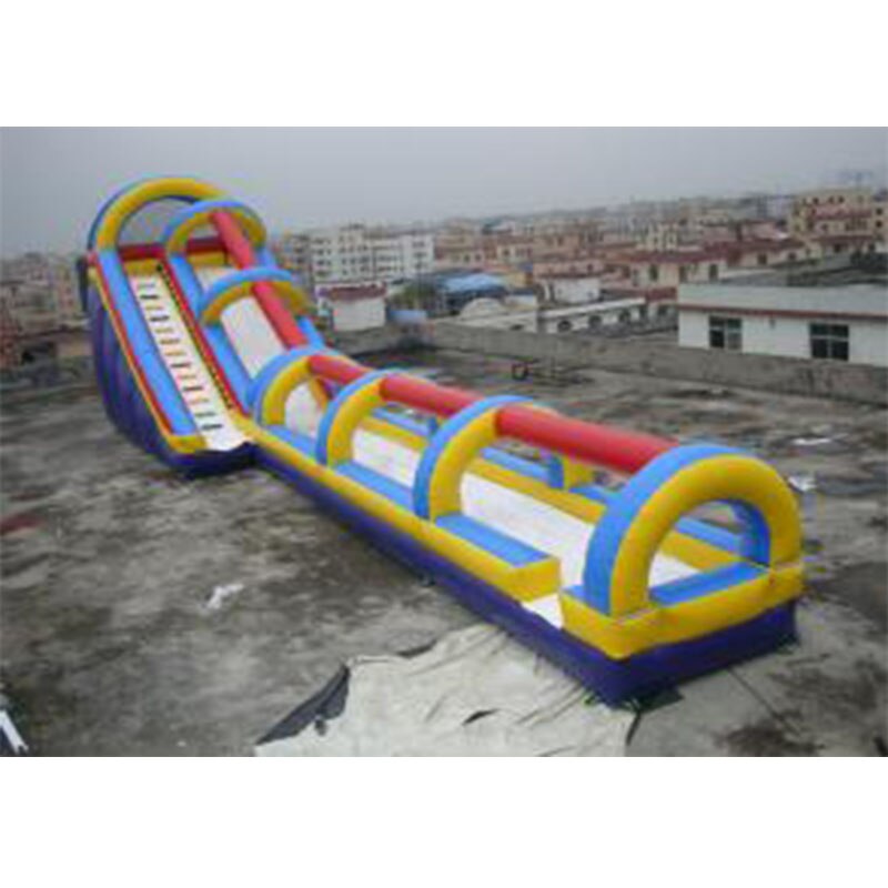 PVC Mesh Cloth Giant Inflatable Slide Long Slide Inflatable Land Slide For Kids Outdoor Playing