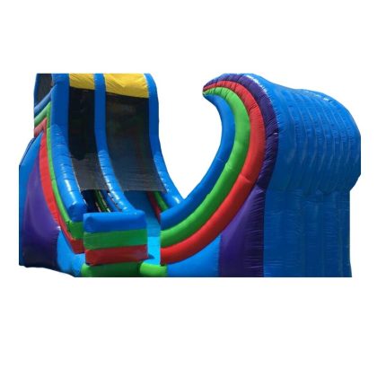 Pop Design Inflatable Land Slide Giant Inflatable Slide For Kids Playing In Amusement Park