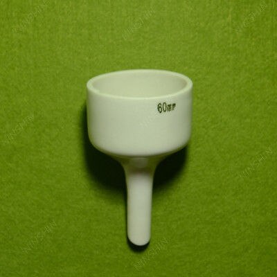 Porcelain Buchner Funnel 80mm Diameter 8 CM Digunakan Untuk Vacuum Suction Filting