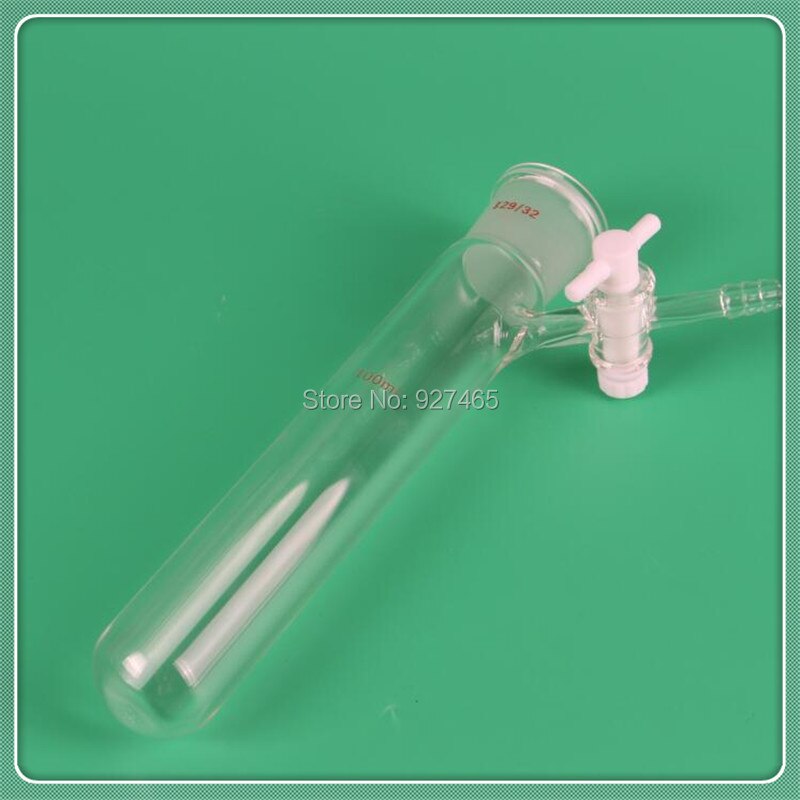 Reaction Tube Schlenk Tube With PTFE Stopcock 100ml 29 32NS 1