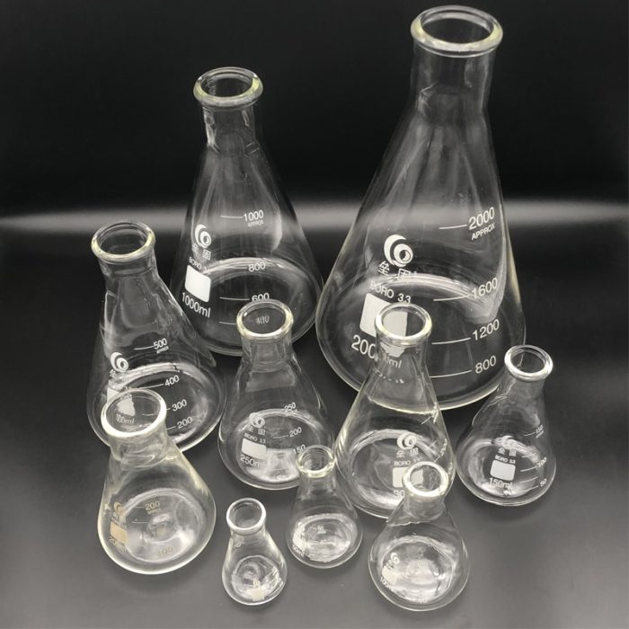 Thicken Glass Erlenmeyer Flask Laboratory Conical Flask Borosilicate 3 3 High Temperature Resistance Measuring Glass 1