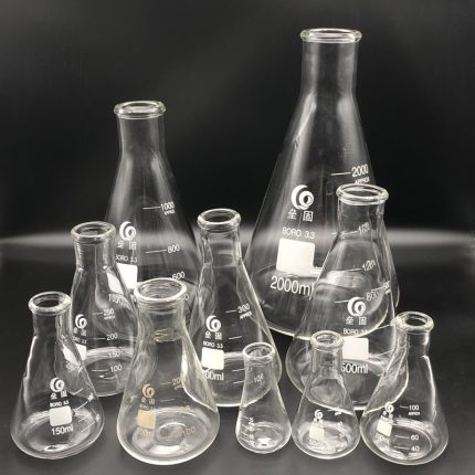 Thicken Glass Erlenmeyer Flask Laboratory Conical Flask Borosilicate 3 3 High Temperature Resistance Measuring Glass