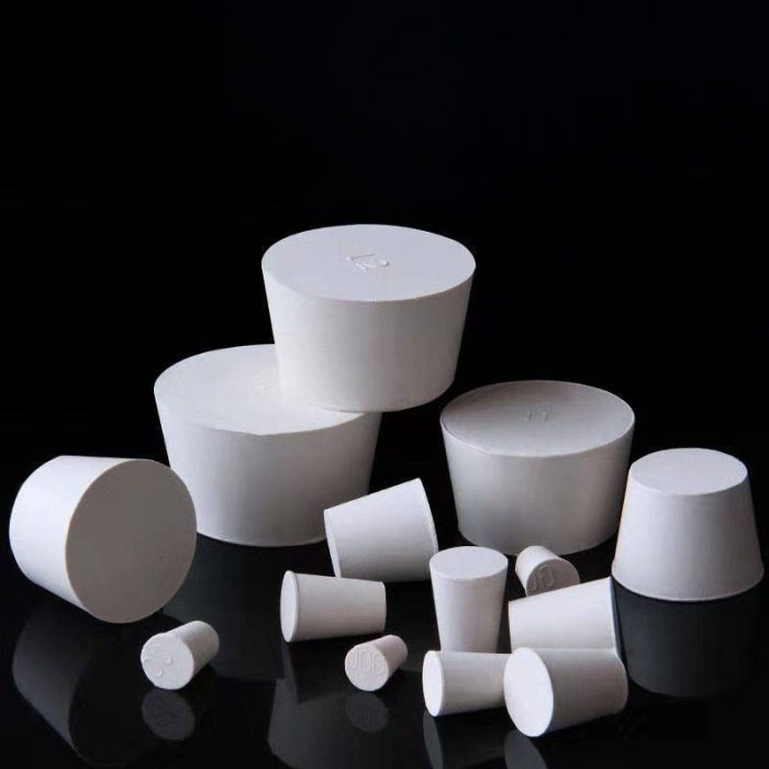 White Rubber Plug All Size Available 000 To 13 White Rubber Stopper For Laboratory Chemistry Equipment