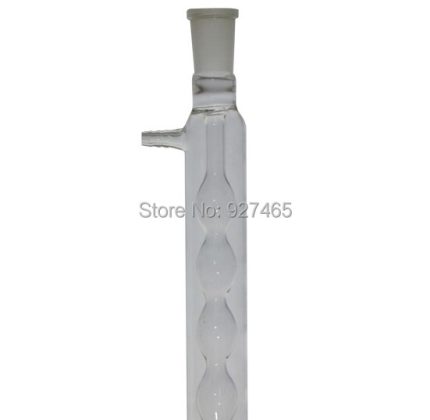 YHChem ISO Standard Durable Quality 400mm 19 26 Glass Reflux Condenser Lab Chemistry Glassware