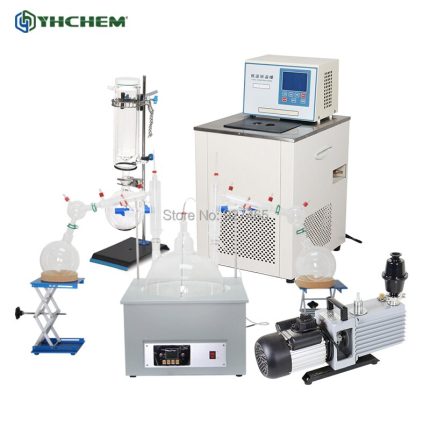YHChem USA Hot Scale 20L Short Path Distillation Equipment With Stirring Heating Mantle Include Cold Trap