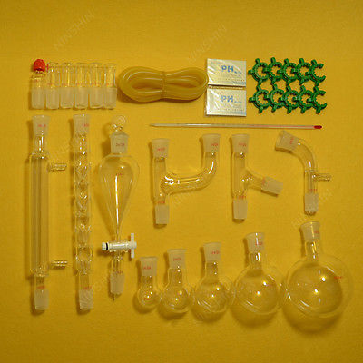 New Advanced Organic Chemistry Lab Glassware Kit 24 29 29pcs Lab Glassware Kit