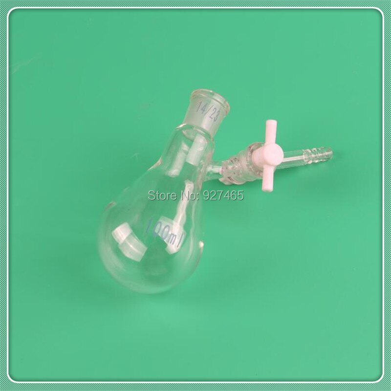 Nitrogen flasks, round bottom (Schlenk Flasks) with Glass stopcock,100ml,14/23