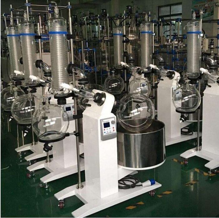 Ethanol distillation column 10L Automatic rotary vacuum evaporator for lab solvent recovery