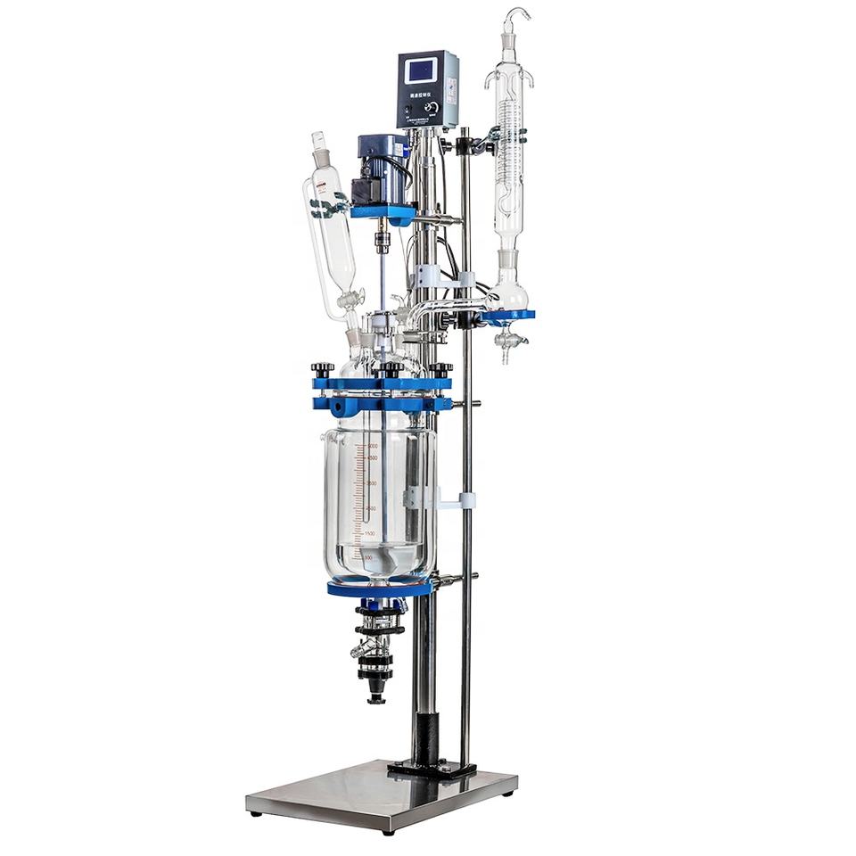 5L Double-layer Jacketed Glass Reactor