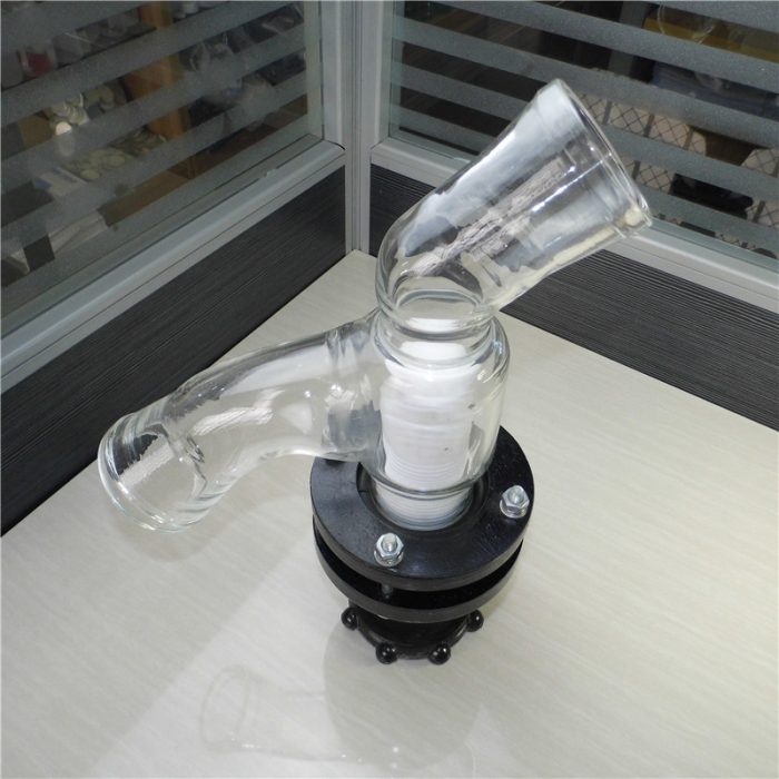 Lab Glass Reactors Reflux to Receiving Flask Valve