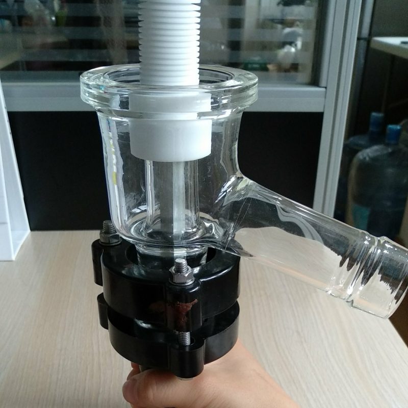 Válvula de vaciado inferior para reactor de vidrio de 100 L