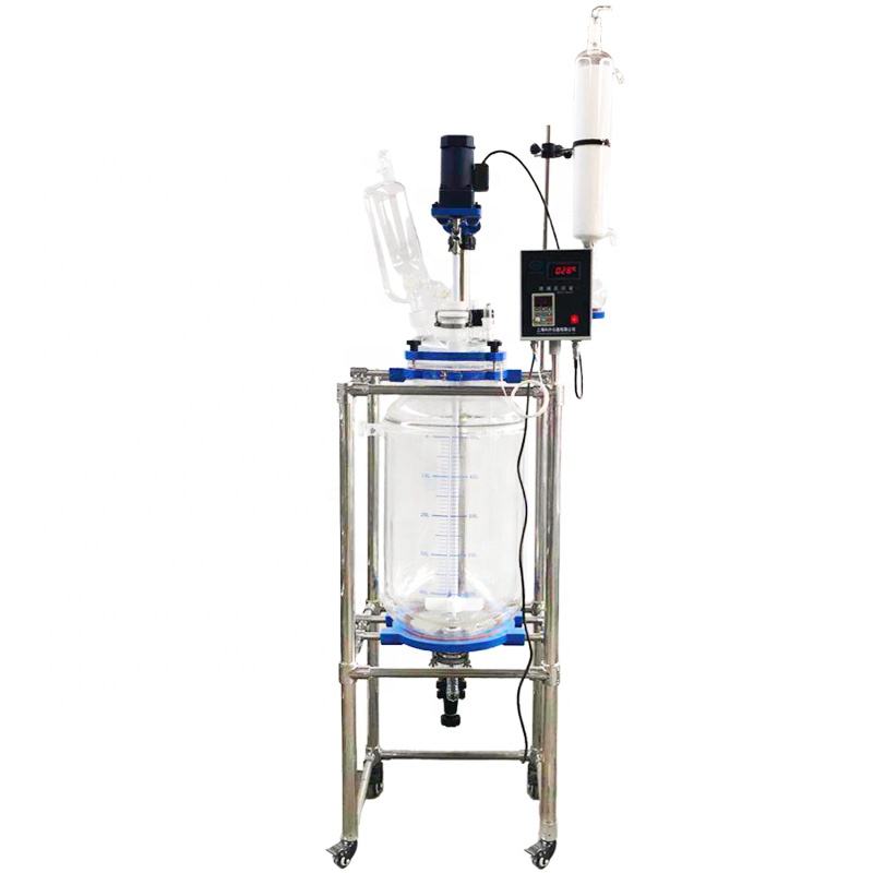 50L Jacketed Process Reactor Systems, Electric Motor, Squatty