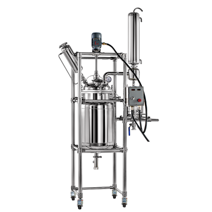 100L Dual-Jacketed reactor, 316L-Grade Stainless Steel Reactor