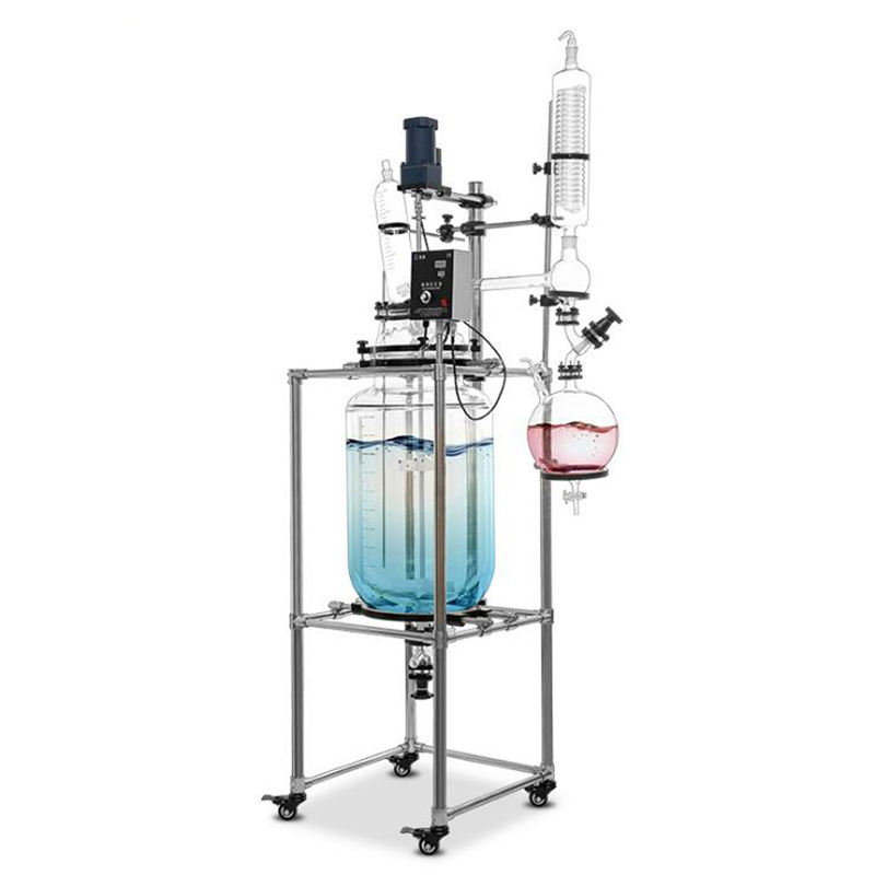 20 Liter Dual Jacketed Glass Filter Reactor Systems 
